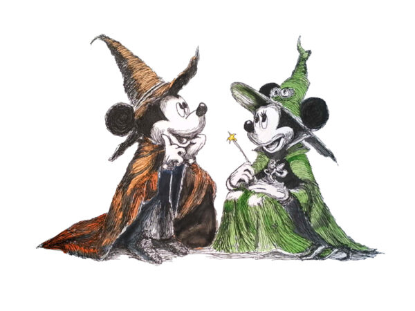 Mickey and Minnie Mouse Halloween
