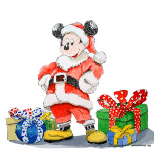Mickey Santa