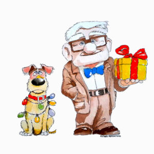 Carl and Dug Christmas