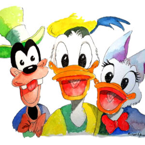 Goofy, Donald-and Daisy